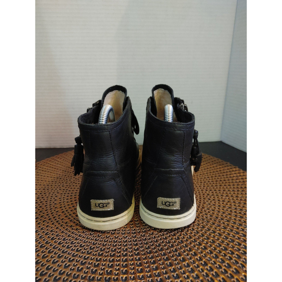 UGG Australia Blaney Trainer Leather Fashion Hi-Top Sneakers Size 7 - Picture 6 of 8